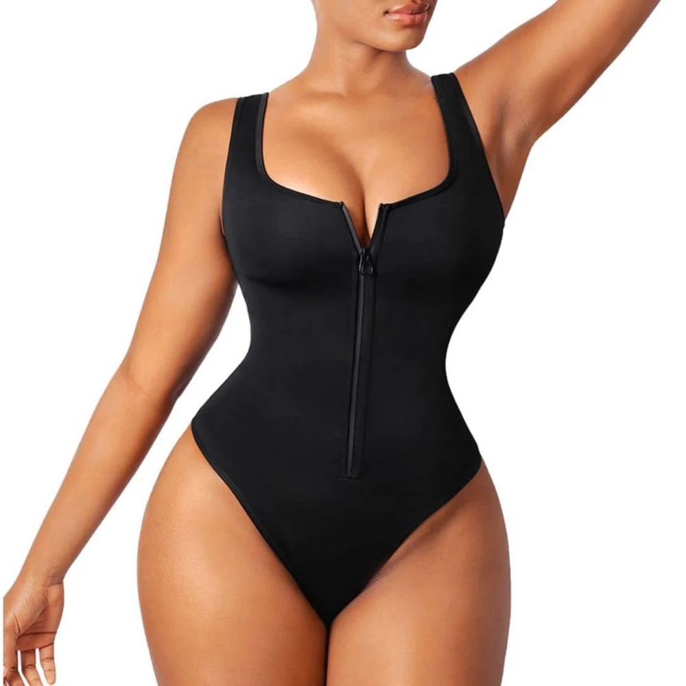 Shaping Zip-Up Swimsuit